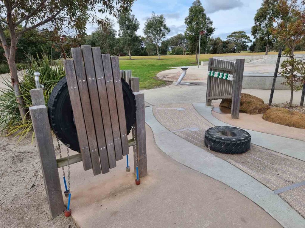 noise play equipment at warralily boulevard playground geelong